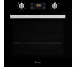 INDESIT  IFW 6340 BL Electric Oven - Black
